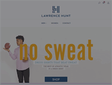 Tablet Screenshot of lawrencehuntfashion.com